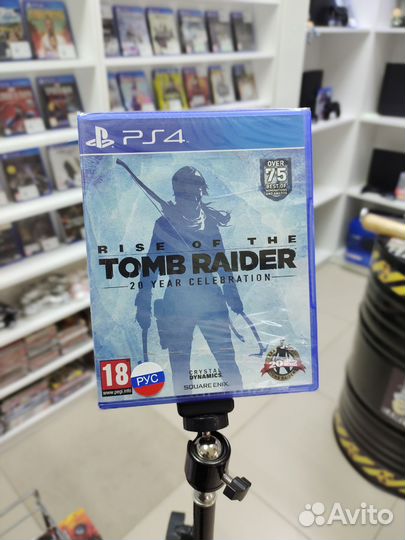 Rise of the Tomb raider диск PS4