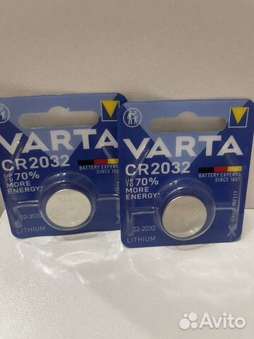 Литиевые батарейки varta CR2032