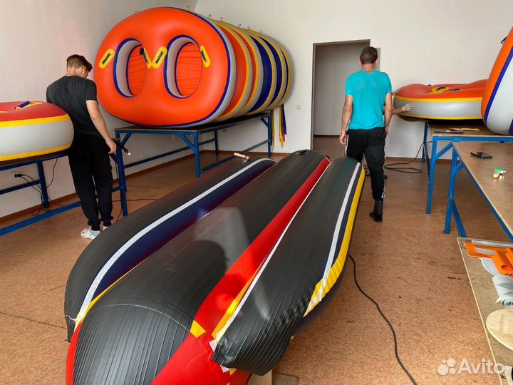 Тюбинг банан надувной