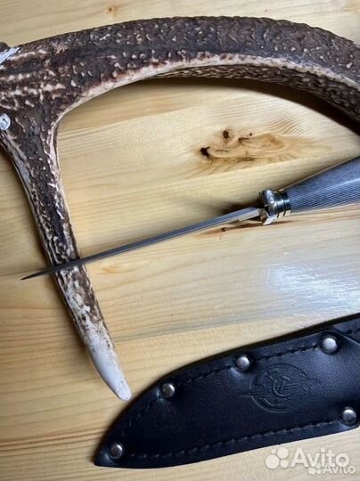 Нож финка нквд дамасская сталь