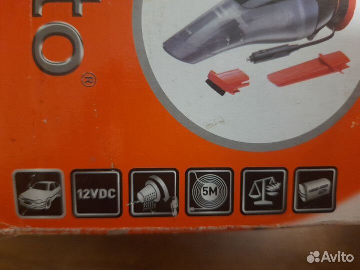 Пылесос автомобильный black&decker dustbuster