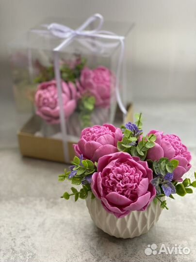 Букет из мыла