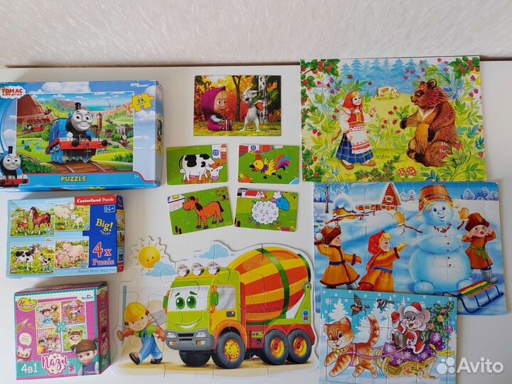 Пазлы для детей 2-4 года