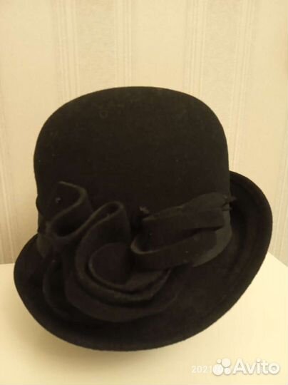 Шляпа женские велюр, фетр