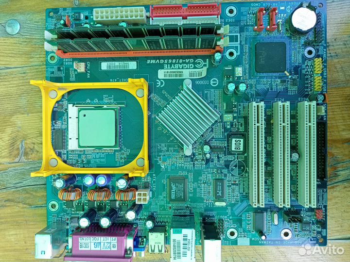 Socket 775 Материнская плата с цп И озу