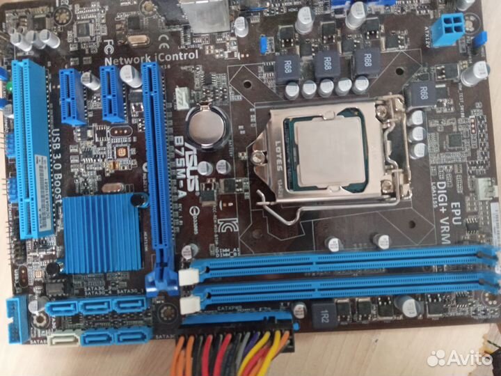 Материнская плата 1155 с процессором