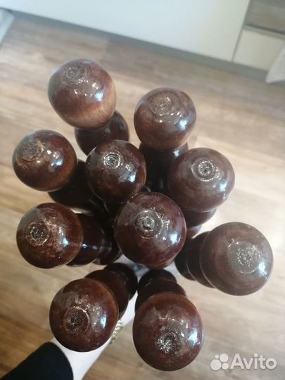 Шампура с деревяной ручкой новые