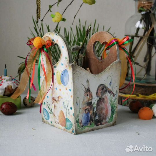 Корзинка для пасхальных яиц