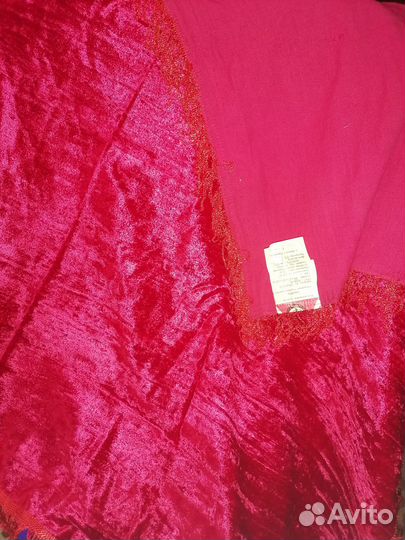 Плюшевая скатерть СССР