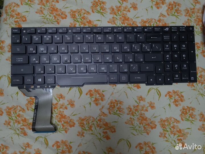 Клавиатура на запчасти ноутбука asus strix gl553vd