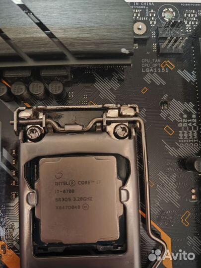 Материнская плата z390 asus tuf(в сборе)