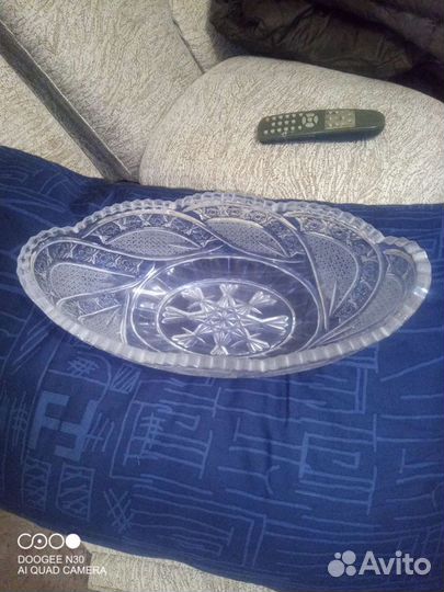 Ваза хрустальная СССР большая