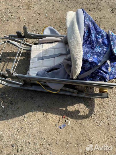 Детские санки коляска бу