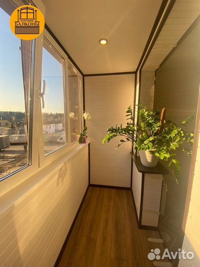 Отделка балконов и лоджий под ключ