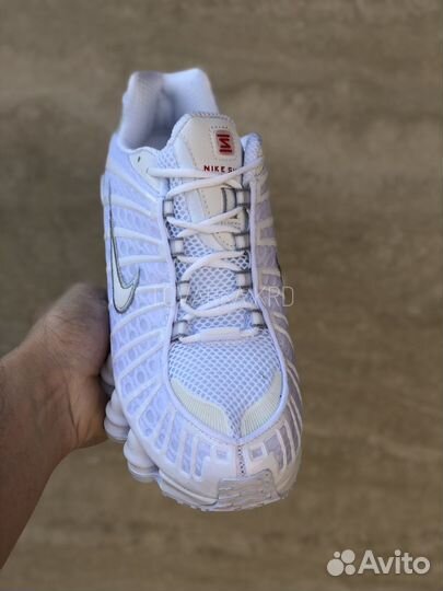 Кроссовки Nike Shox TL White Mettalic Silver