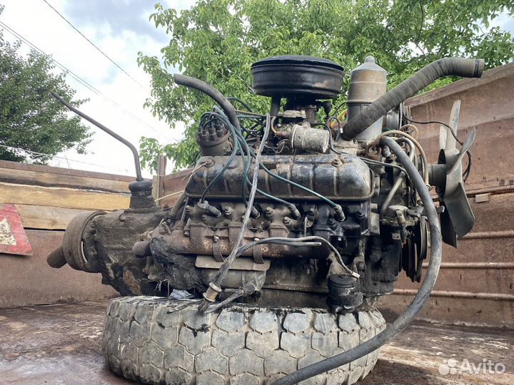 Двигатель с коробкой газ 3307