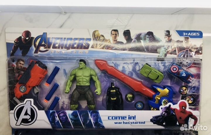 Фигурки Супергероев Марвел со светом