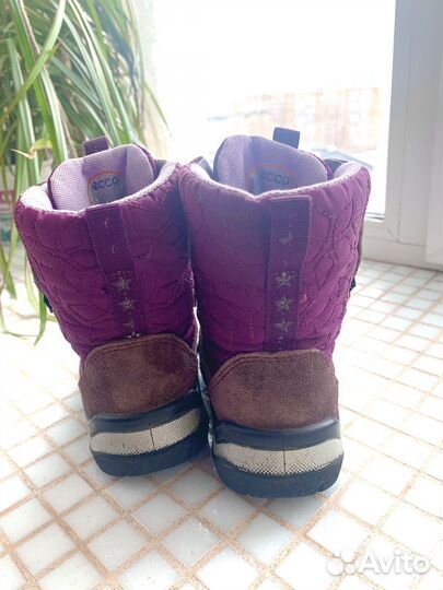 Ботинки весенние для девочки ecco 25