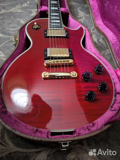 Gibson les paul custom 2012 flame top wine red
