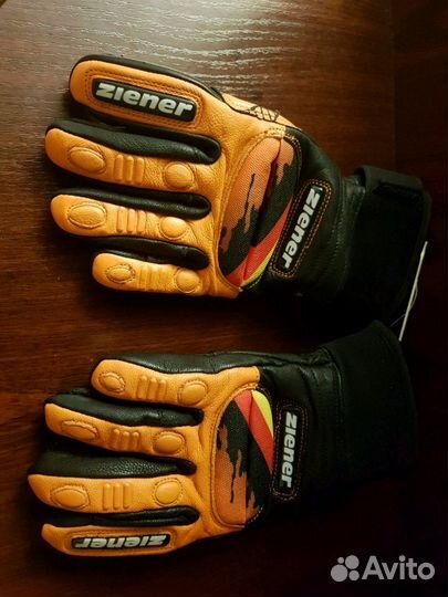Перчатки кожанные горнолыжные Ziener