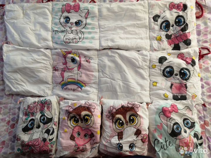 Бортики в кроватку