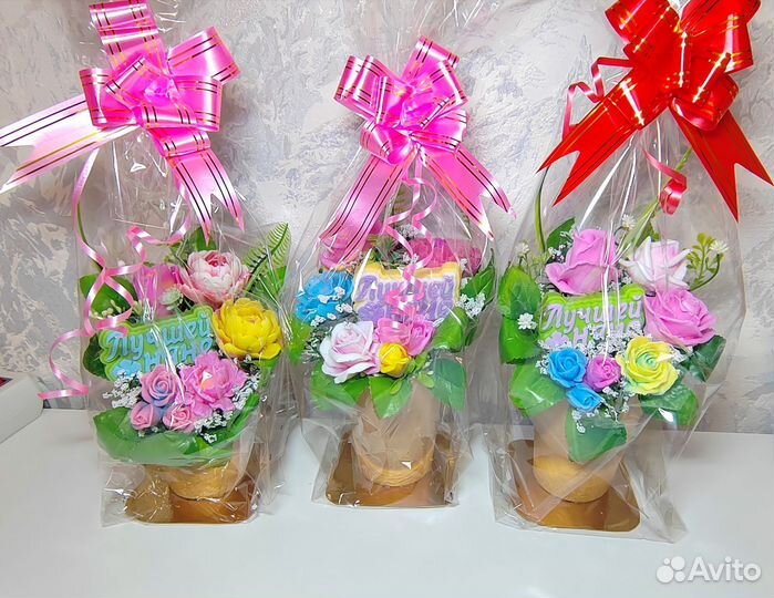 Букет из мыла