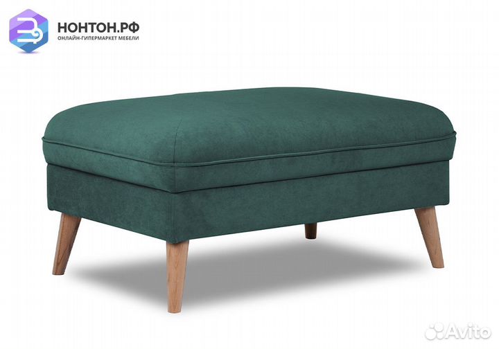 Банкетка Энн зелёная