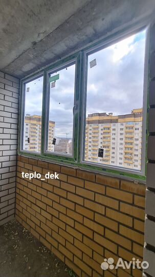 Остекление балконов пластиковые окна