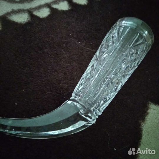 Винтаж Хрустальный рог