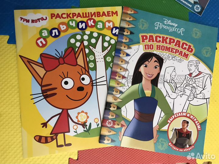 Кижки с наклейками, рассказами и загадками