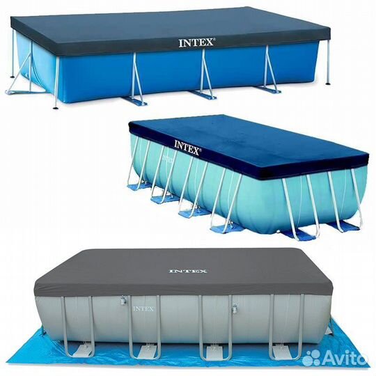 Тент для бассейна 300х200 см прямоугольный