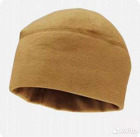 Шапка на двойном флисе (песочный)