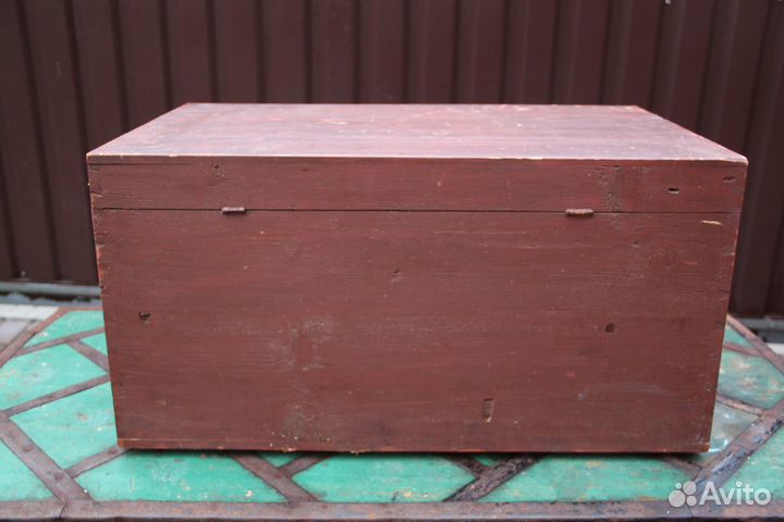 Сундук маленький антикварный деревянный 19 век