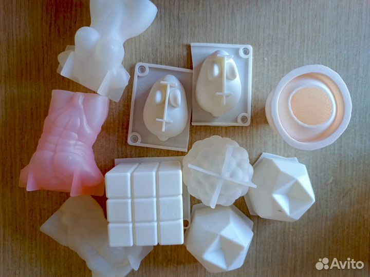 Силиконовые формы для мыла/свечей/гипса