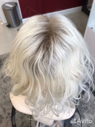 Накладка из натуральных волос 25см