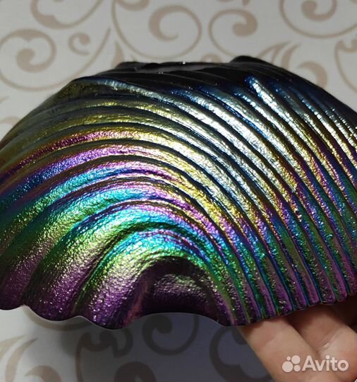 Салатник цветное стекло СССР