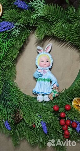 Ватная игрушка Зайка сплюшка