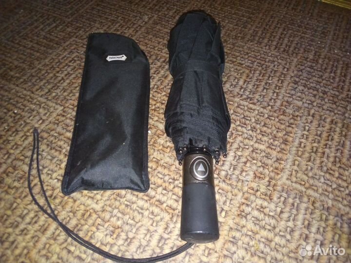 Зонт мужской черный parachase бу