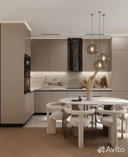 Красивый кухонный гарнитур