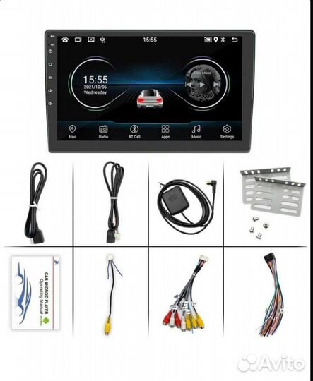 Магнитола 2 din android 9 дюймов новый