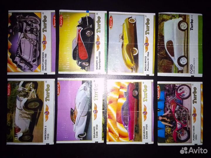 Вкладыши Турбо Turbo Брак. Цена за все 8 штук