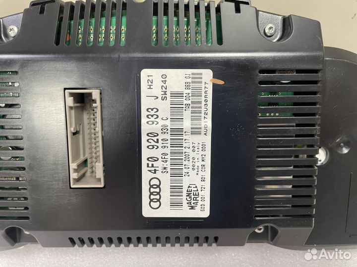 Панель приборов Ауди А6 С6 Рестайлинг