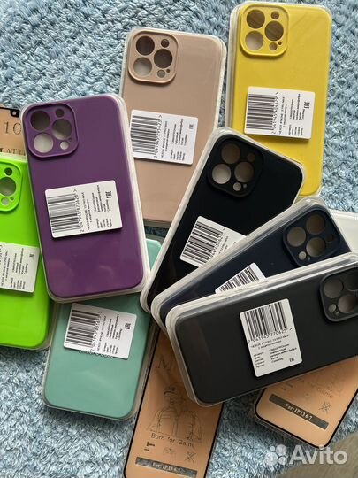 Чехол на iPhone 13 pro max +защитное стекло