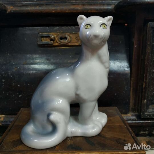 Фигурка рысь пантера пума производство СССР