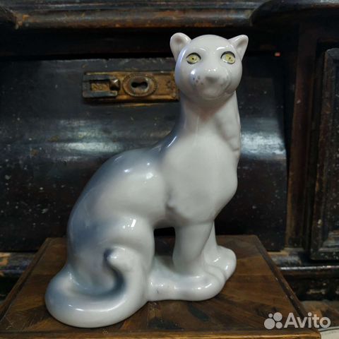 Фигурка рысь пантера пума производство СССР