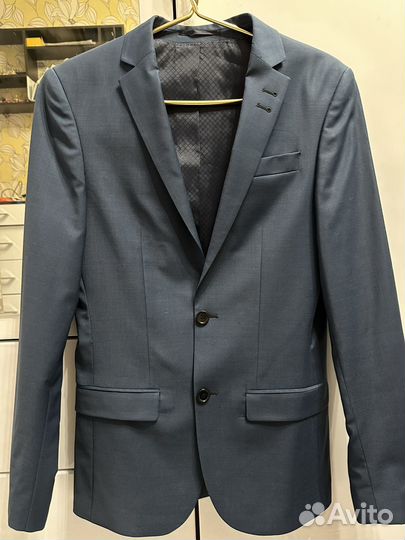 Пиджак мужской темно синий