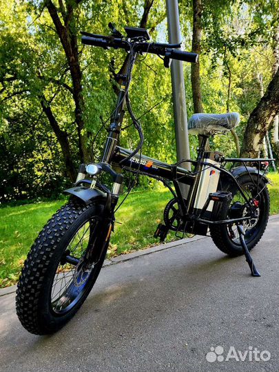 Электровелосипед фэтбайк складной