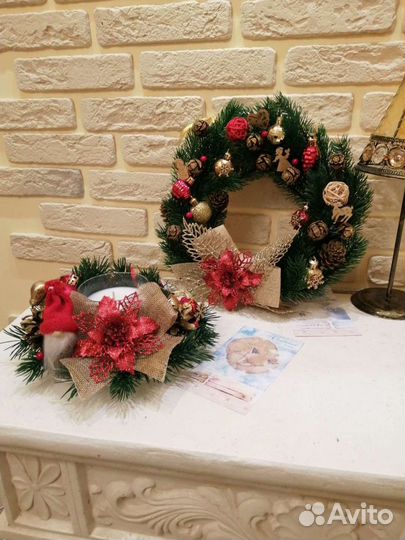 Венок новогодний, рождественский