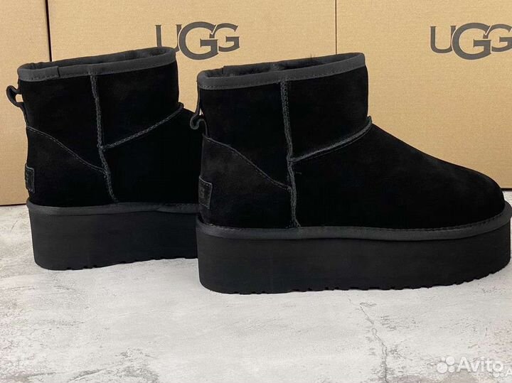 Угги/Ugg Classic Mini Platform Black