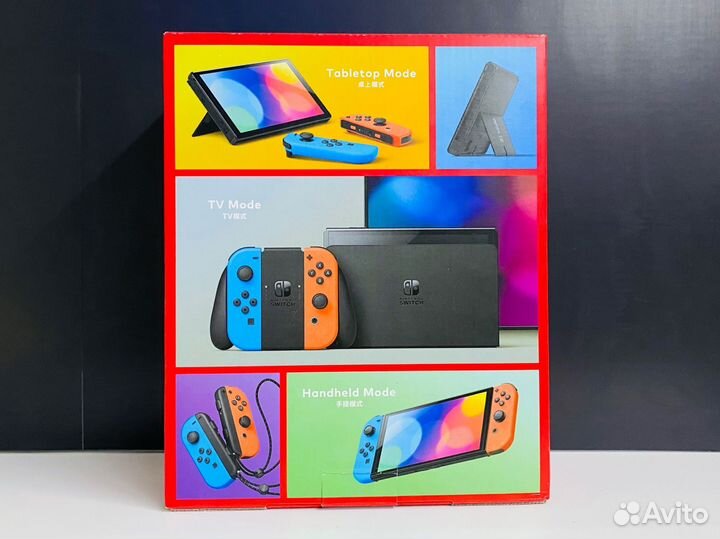 NEW Nintendo Switch oled Прошитый + 128gb